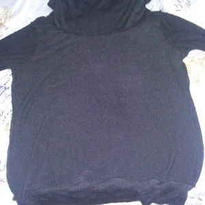 Woman black off the shoulder top